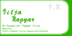 vilja magyar business card
